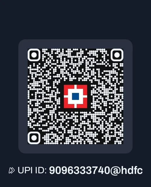 UPI QR code for 9096333740@hdfc